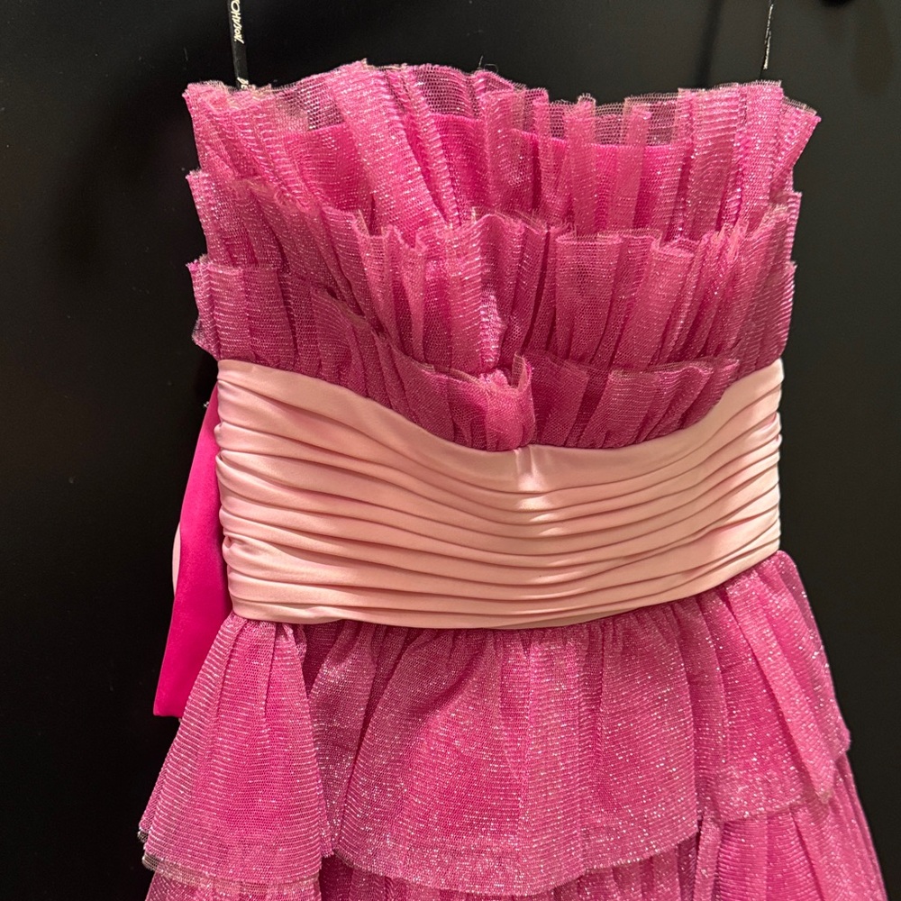 Betsey Johnson Pink Ruffled Dress - Picture 2 of 7